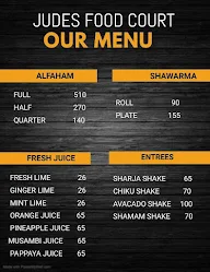 Judes Food Court menu 1