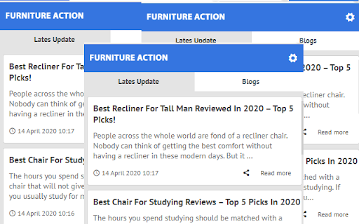 Furniture Action - Latest News Update