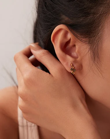 INS Fashion Vintage 18K gouden roes - 3