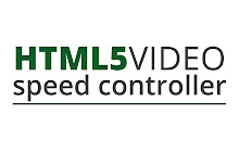 HTML5 Video speed controller small promo image