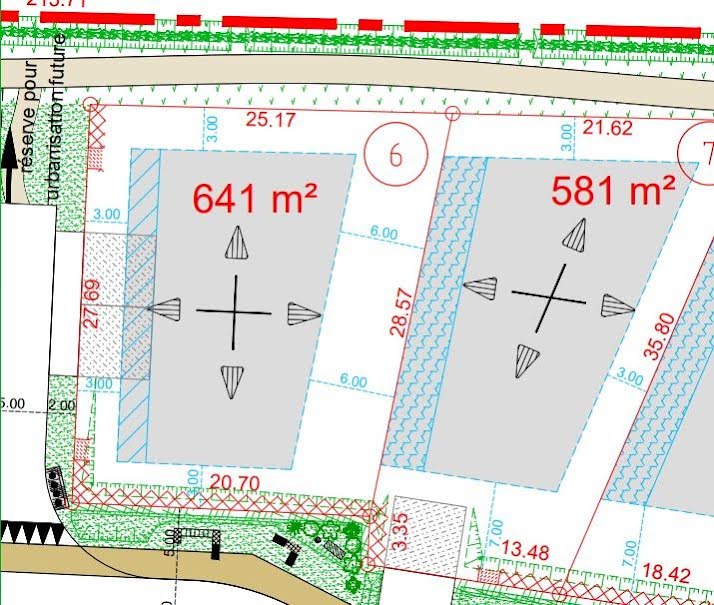 Vente terrain  641 m² à Escoville (14850), 115 000 €