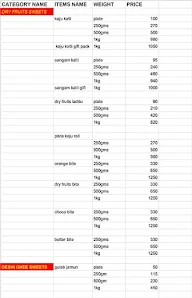 Shri Bikaner Sweets Bakery And Dairy menu 3