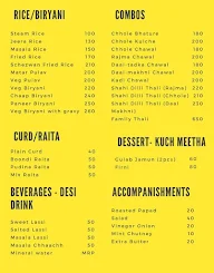 Desi Machaan The Dhaba menu 2