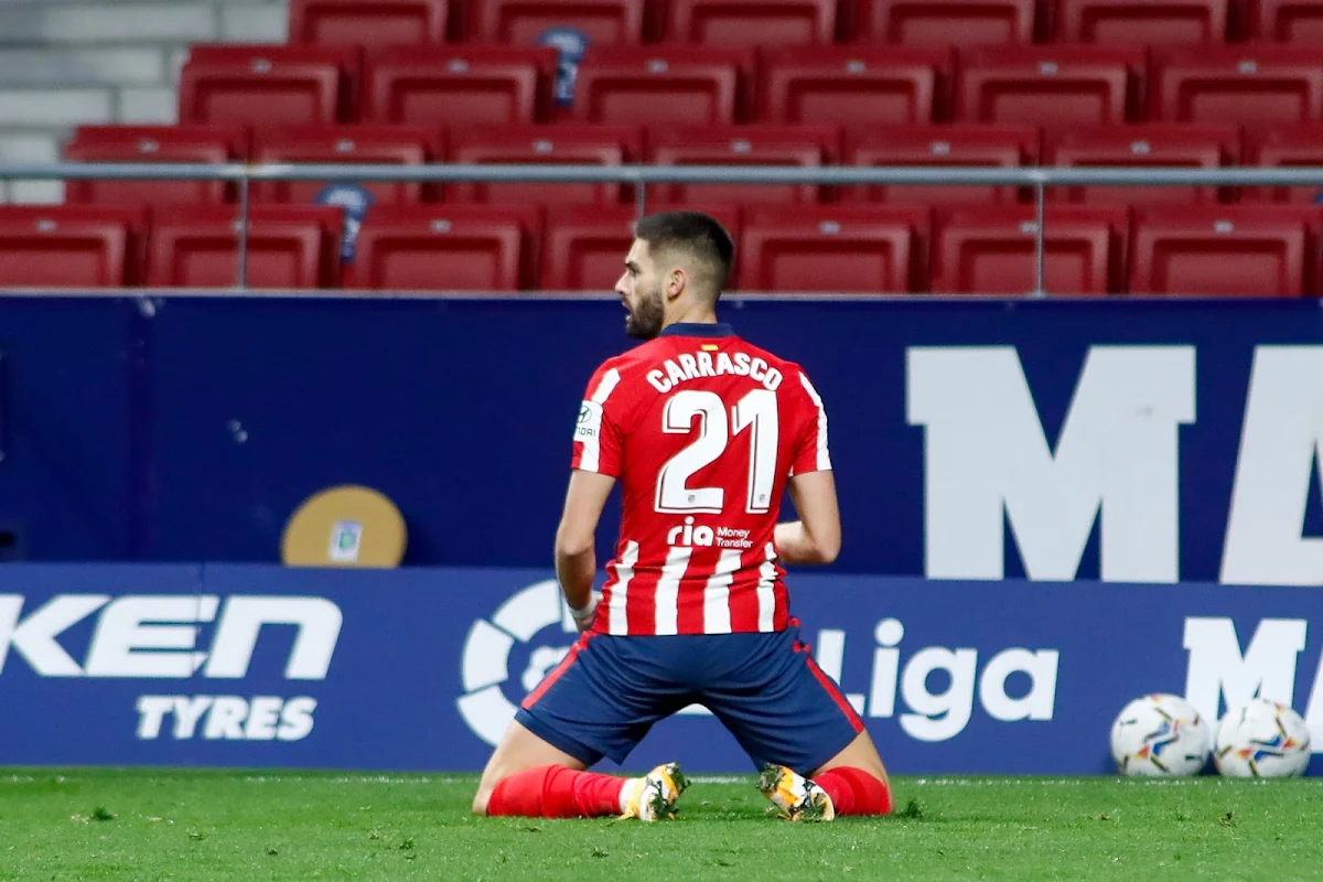 Yannick Carrasco de retour avant une semaine capitale pour l'Atletico 