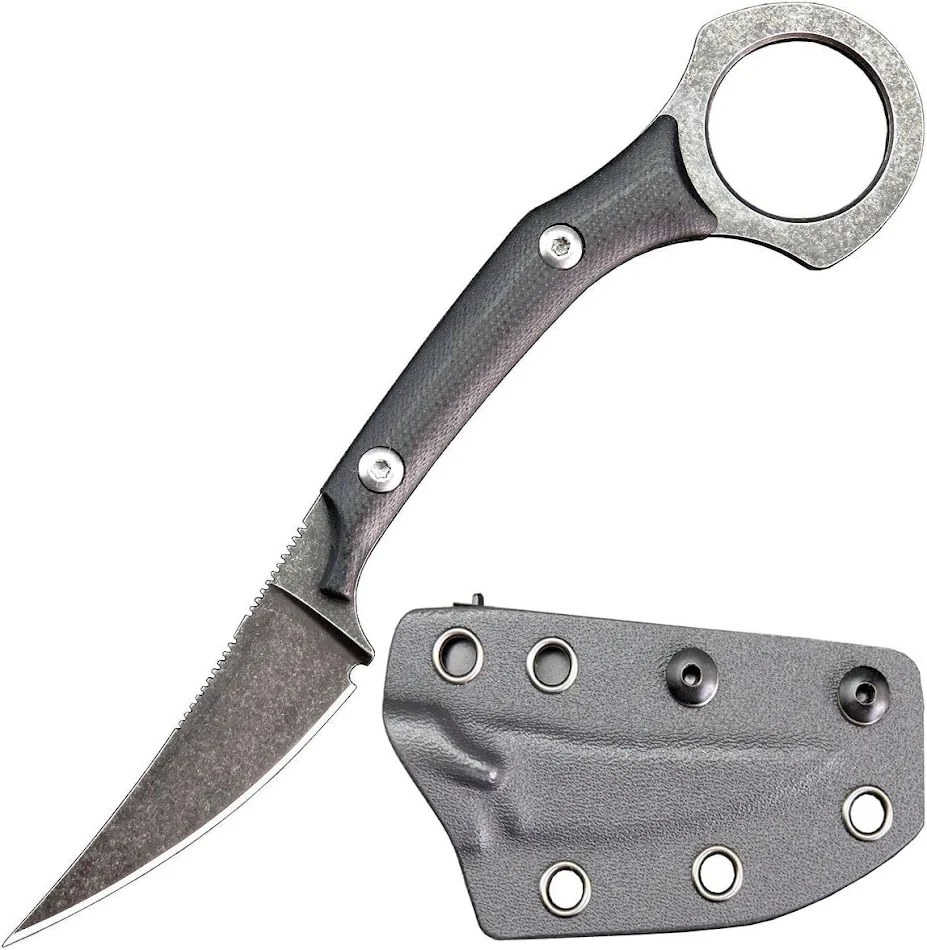Coltello EDC per campeggio, escursioni e attività all'aperto. Robusto, compatto e versatile, perfetto per sopravvivenza e uso quotidiano.