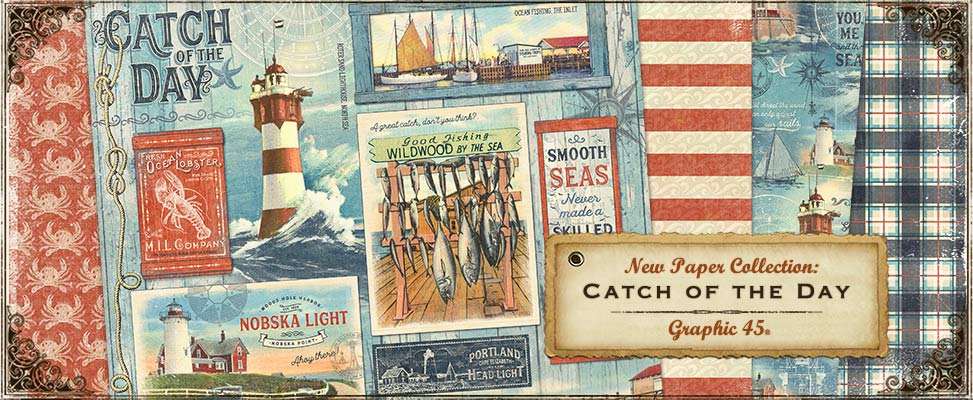 Graphic 45 - Catch of the Day - 12x12 Collection 4502176