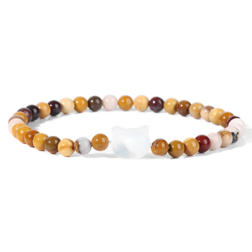 Title 28, Womens Beads Elastic Rope Bracelet Shell Desig...