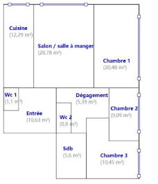 appartement à Paris 13ème (75)