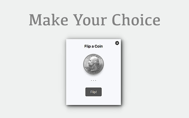 Coin Toss chrome extension