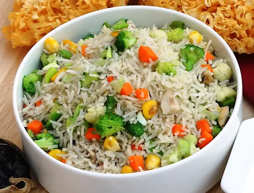 Corn And Mushroom Fried Rice