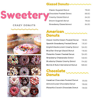 Sweetery menu 1