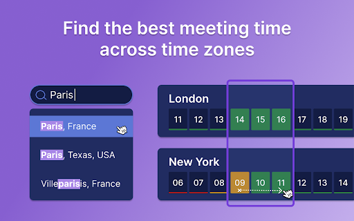 Time Zone Meeting Planner