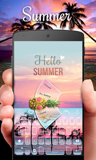 Summer GO Keyboard Theme