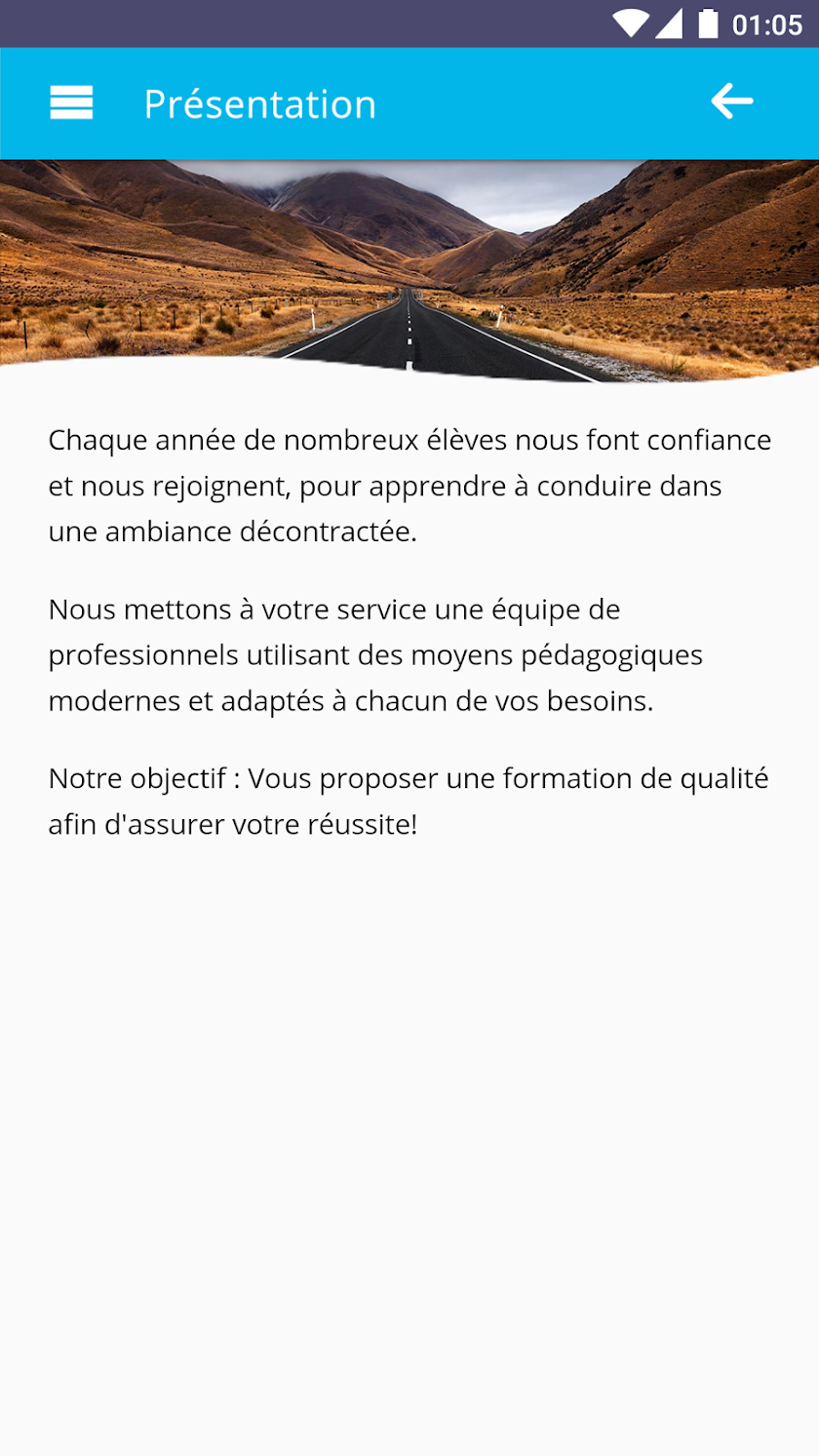 IDPR Formation du conducteur Screen 2