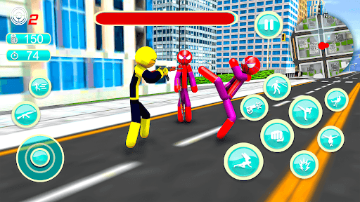 Screenshot Spider Stickman Rope Hero War