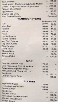 Vikram's Restaurant menu 3