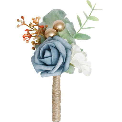 Title 14, Wedding Bridegroom Bride Corsage Simulation PE ...