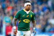 Ex-Springbok Elton Jantjies during the 2021 Castle Lager Outgoing Tour match against Scotland at Murrayfield Stadium on November 13 2021 in Edinburgh, Scotland. File photo.