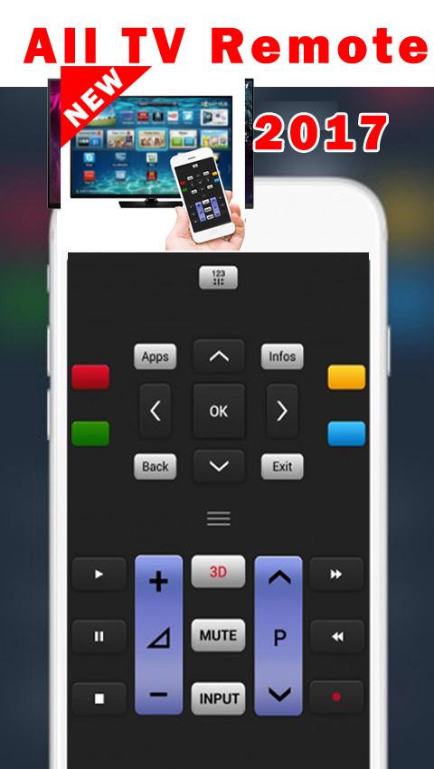TV Remote Control 2017 All Tv Screen 1