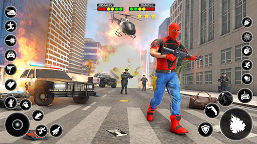 Screenshot Spider Vice Town Rope Hero Man