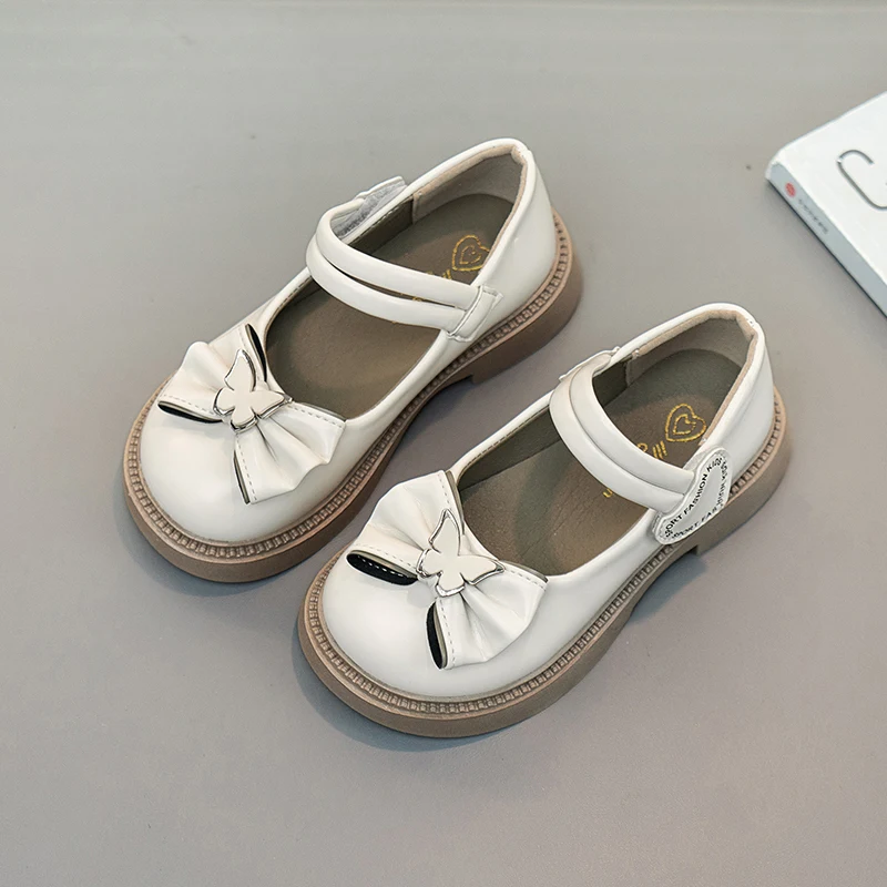 Non-slip Velcro soft noodle children's leather shoes for comfort and safety. Perfect for active kids providing excellent