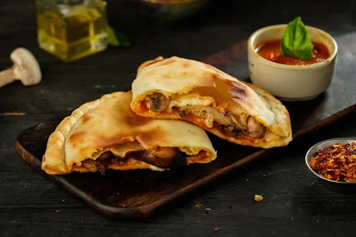 Four Cheese Mushroom Calzone