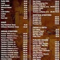 Shree Cafe menu 