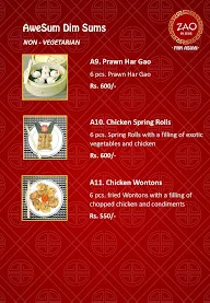 Zao Pan Asian menu 7