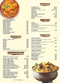 Yash Exotica menu 7