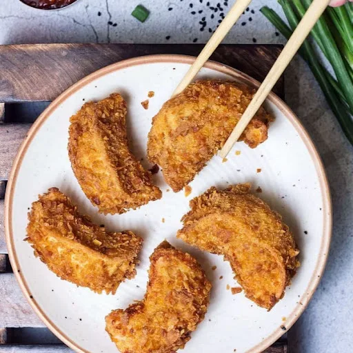 Crispy Fried Masala Soya Momos