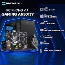 PC PV Gaming AN50139 (AMD Ryzen 5 5600/2 x 8GB/500GB SSD/RTX 3050/Free DOS)