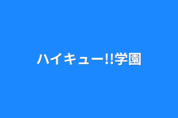 ハイキュー!!学園