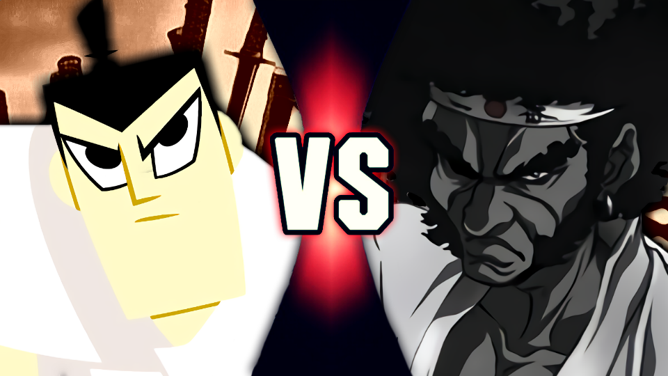 Rooster Teeth on X: Samurai Jack Vs Afro Samurai. Who will win this DEATH  BATTLE!?  ⭐️  / X