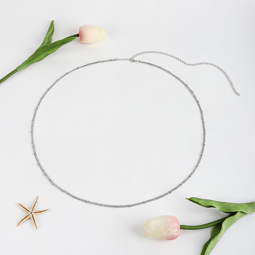 Title 6, High-grade thin double waist chain for ladies, ...