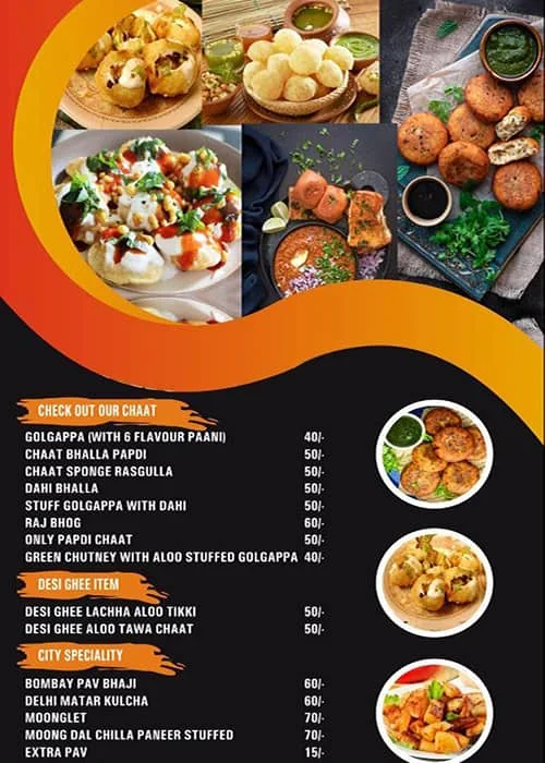 Sawariya Chaat Shop menu 