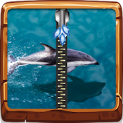 Dolphin Zipper Lock Screen  Icon