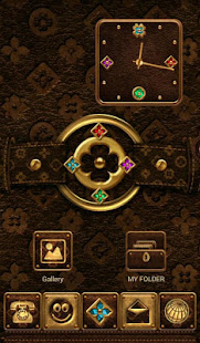 TSF ADW Smart LAUNCHER BROWN LEATHER GOLD THEME(圖3)-速報App