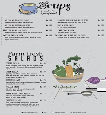 Quyu's Cafe menu 