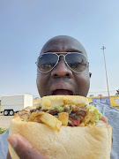 Sbu Mkwanazi gets more than he bargained for at the sixth annual Blue Ribbon Soweto Kota Festival at the Elka Cricket Grounds.