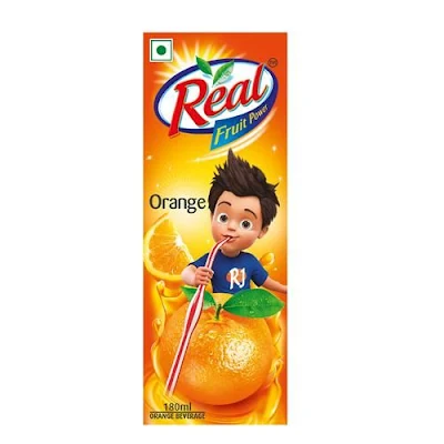 Real India'S No.1 Juice - Orange - 180 ml