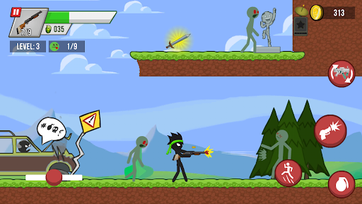 Screenshot Stickman vs Zombies