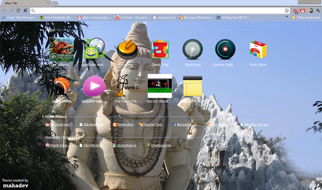 Lord Shiva 1920x1200 chrome extension