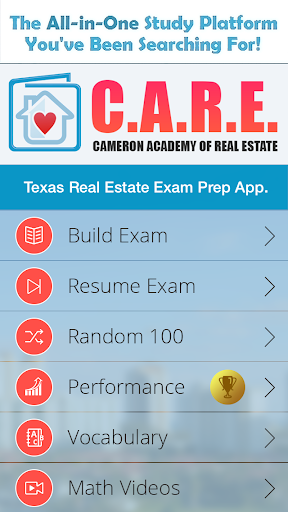 CARE: TX Real Estate Exam PRO