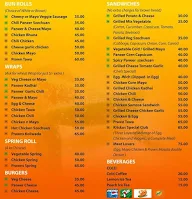 Kitskos menu 1