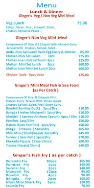 Gingers Katta menu 2