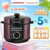 [Mã Elsunha Giảm 7% Đơn Từ 600K] Nôi Áp Suât Điên Đa Năng Sunhouse Shd1657