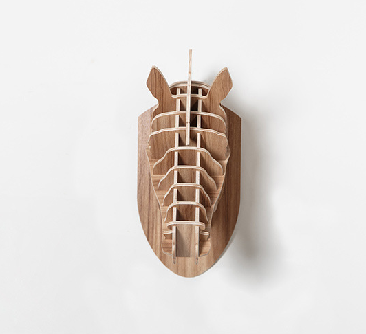 3D Horse Head Wall Mount