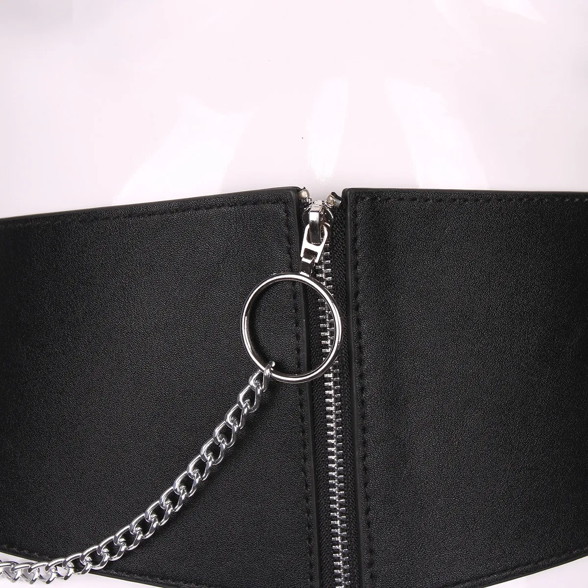 Title 3, Nieuwe Dames Rits Ophangketting met Ring – Hang...