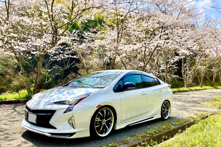 プリウスのサクラと愛車に関するカスタム事例の投稿画像1枚目