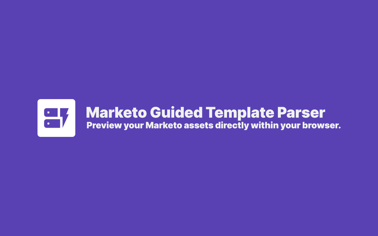 Marketo Guided Template Parser Preview image 0